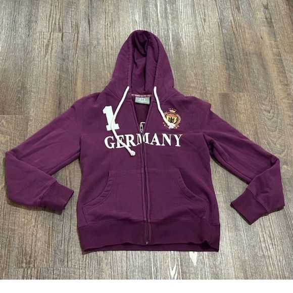 Robin Ruth Germany Robin Ruth | Tops | Robin Ruth Germany Embroidered Full Zip Sweatshirt ...